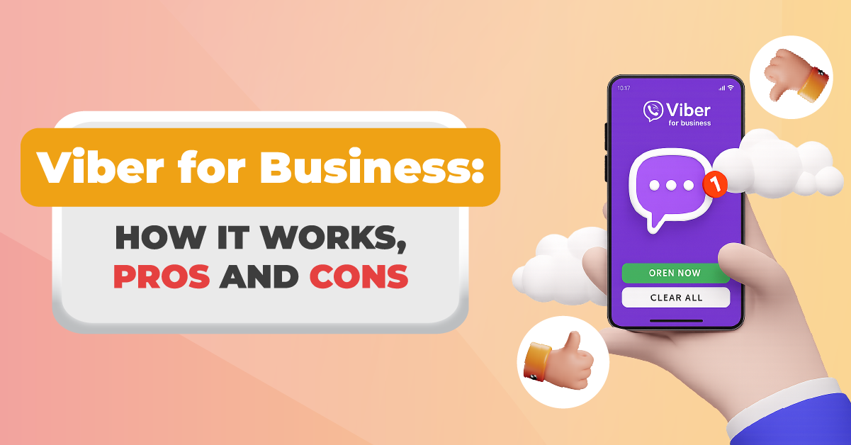 Viber for Business: How It Works, Pros and Cons blog banner